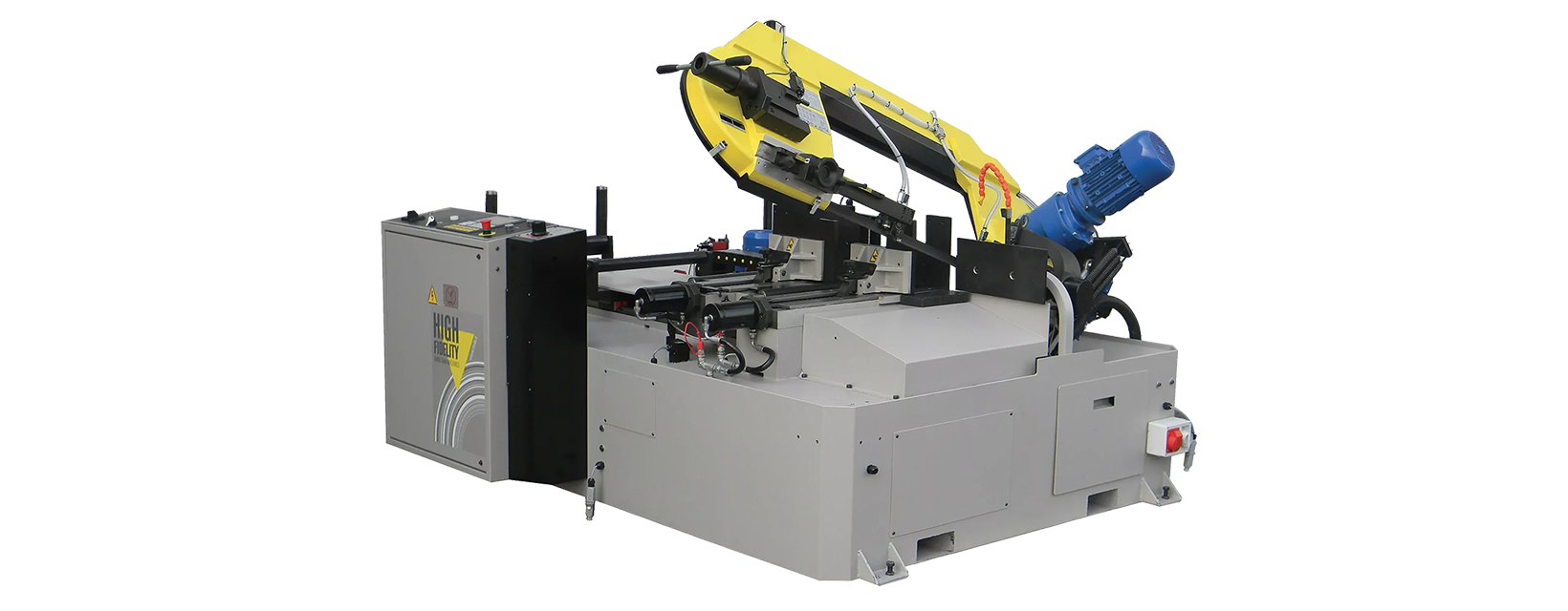 Segatrice a nastro CNC per taglio tubi e profili conto terzi con precisione e velocità.
